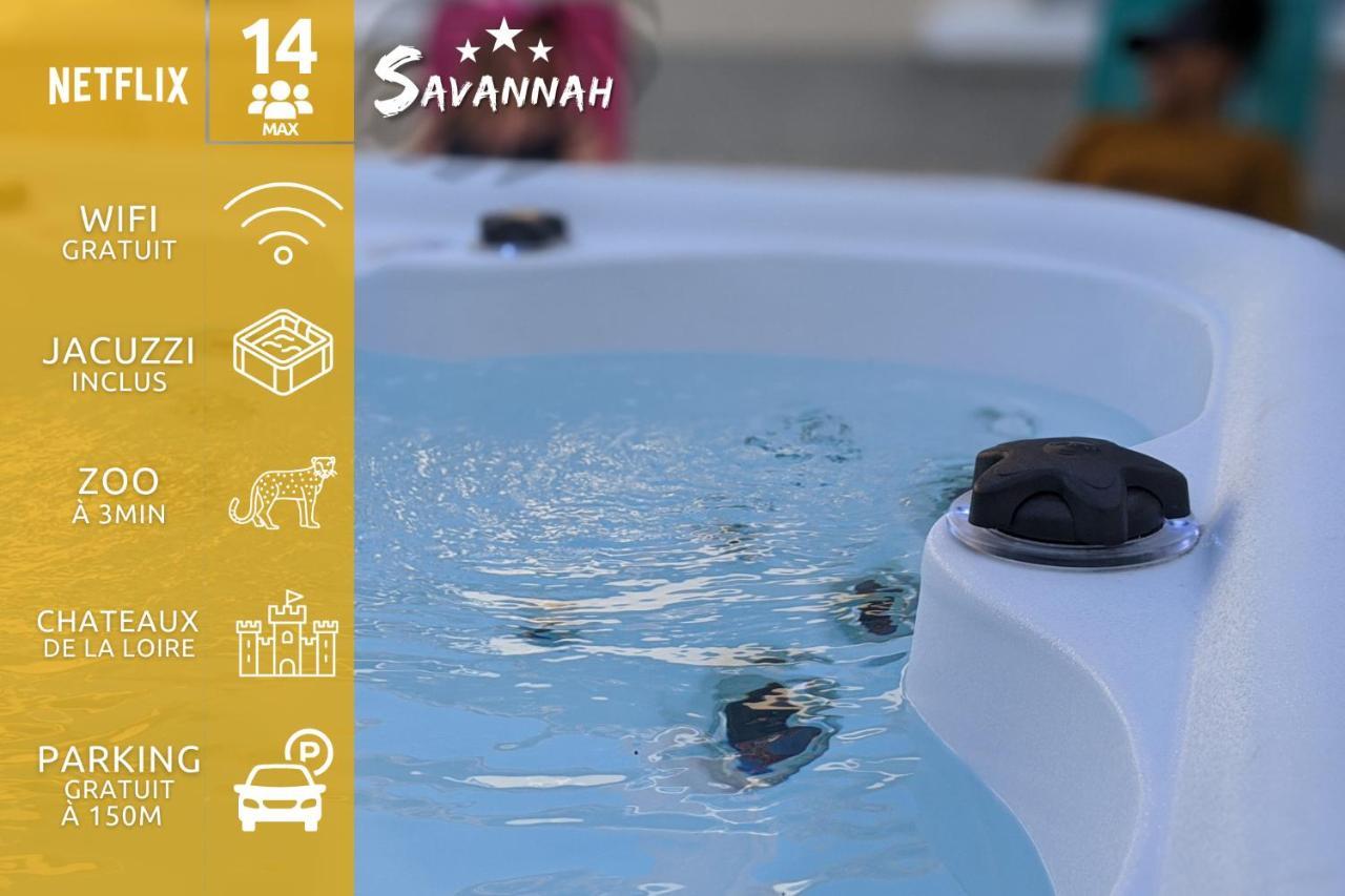 "Le Savannah" - Jacuzzi - A 3Min Du Zoo De Beauval Saint-Aignan  Zewnętrze zdjęcie